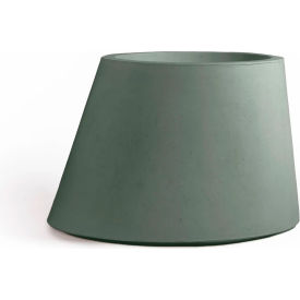 Fir Indoor/Outdoor Asymmetrical Planter, 52"W x 39-3/8"D x 36"H, Turquoise