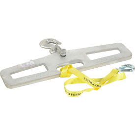 Fork Truck Hook Plate, Rigid with Latch, 4000 lb Capacity