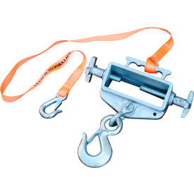 Single Rigid Hoist Hook with Latch, 4000 lb Capacity