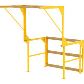 Steel Mezzanine Safety Gate Knockdown, 96"W x 87-3/16"D x 87-9/16"H