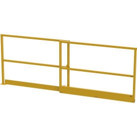 Steel Mezzanine Sliding Gate, 115-3/8"W x 6"D x 42"H