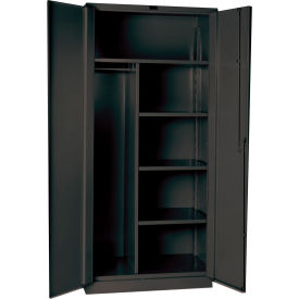 Galvanite DuraTough Combination Cabinet, 60"W x 24"D x 78"H, Charcoal