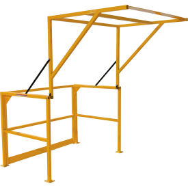 Steel Mezzanine Safety Gate, 68-1/2"W x 79-5/16"D x 80-1/16"H