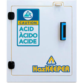 Benchtop Chemical Storage Cabinet, Manual Close, 4 Gal. Cap., 18"W x 18"D x 21"H