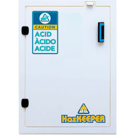 Floor Mounted Chemical Storage Cabinet, Manual Close, 12 Gal. Cap., 23"Wx18"Dx31"H