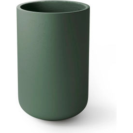 Juniper Indoor/Outdoor Round Planter, 30" Dia. x 48"H, Turquoise
