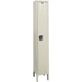 Premium Locker, 1-Tier, 12"W x 12"D x 66"H, 729 Tan, Unassembled