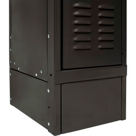 Hybrid Front Base, 15"W x 18"D x 6"H, 708 Midnight Ebony