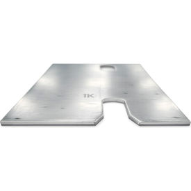 Bolted Pallet Rack Upright Frame Shim, 11 Gauge, 5-1/16" x 4-5/16"