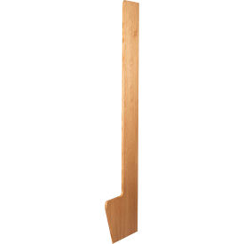 Recruiter-2 Setback End Panel, RH, 12"/24"D x 84"H, Natural Red Oak