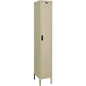 DigiTech 1-Tier Electronic Locker, 12"W x 12"D x 78"H, Tan, Unassembled