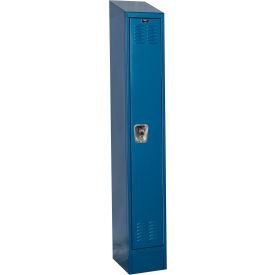 ReadyBuilt II Locker, 1-Tier, 12"W x 15"D x 83"H, 707 Marine Blue, Assembled