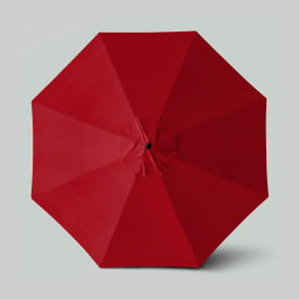 Venture 11' Patio Umbrella, Bronze Pole, Sunbrella Jockey Red