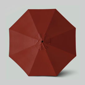 Venture 11' Patio Umbrella, Bronze Pole, Sunbrella Terracotta