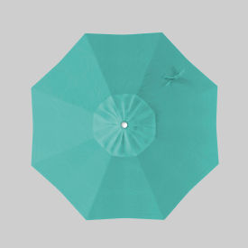 Coast 7-1/2' Patio Umbrella, White Pole, Sunbrella Aruba