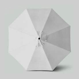 Venture 11' Patio Umbrella, Bronze Pole, Olefin White