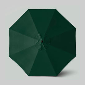 Venture 11' Patio Umbrella, Bronze Pole, Olefin Hunter Green