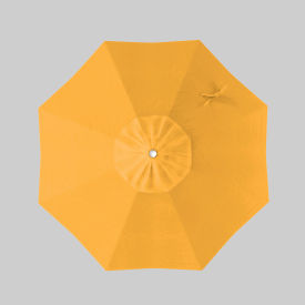 Coast 7-1/2' Patio Umbrella, White Pole, Sunbrella Buttercup