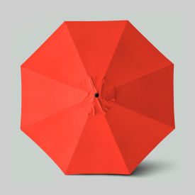 Venture 11' Patio Umbrella, Bronze Pole, Sunbrella Melon
