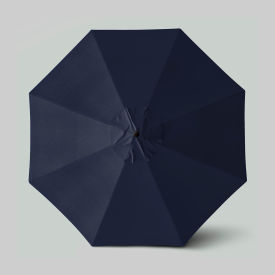 Venture 11' Patio Umbrella, Bronze Pole, Olefin Navy Blue