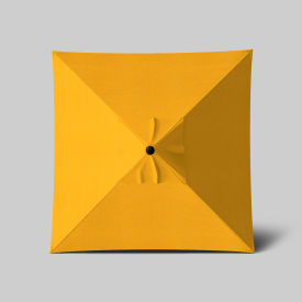 Venture 6' Patio Umbrella, Bronze Pole, Sunbrella Sunflower Yellow