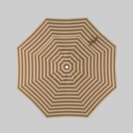 Coast 7-1/2' Patio Umbrella, White Pole, Sunbrella Maxim Heather Beige