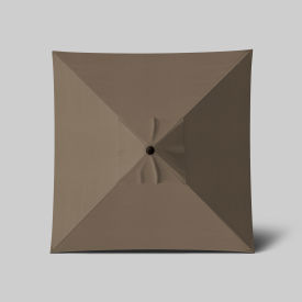 Venture 6' Patio Umbrella, Bronze Pole, Sunbrella Taupe