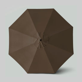 Venture 11' Patio Umbrella, Bronze Pole, Sunbrella Cocoa