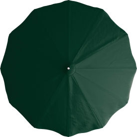 Pagoda 8-1/2' Patio Umbrella, White Pole, Sunbrella Forest Green