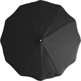 Pagoda 8-1/2' Patio Umbrella, Silver Pole, Sunbrella Black