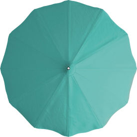 Pagoda 8-1/2' Patio Umbrella, Black Pole, Sunbrella Aruba
