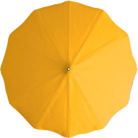 Pagoda 8-1/2' Patio Umbrella, White Pole, Sunbrella Sunflower Yellow