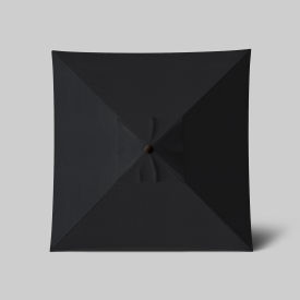 Venture 6' Patio Umbrella, Bronze Pole, Sunbrella Black