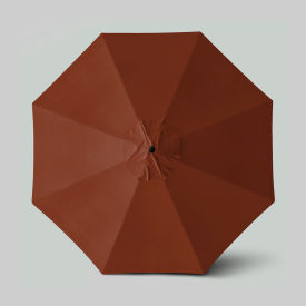 Venture 11' Patio Umbrella, Bronze Pole, Olefin Terracotta