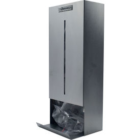 Safety Glasses Dispenser, 6-3/4"W x 3-3/4"D x 16"H, Silver