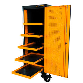 Side Locker For Professional Tool Cabinet, 27-1/2"W x 30"D x 75-13/16"H