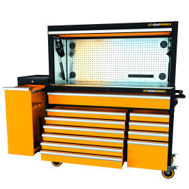 Side Locker For Tool Cabinet, 15"W x 18"D x 33-13/16"H