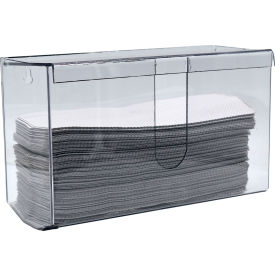 PETG Folded Paper Towel Dispenser with Lid, Clear