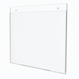 Large Horizontal Sign Holder, Acrylic, 17"W x 11-3/4"H, Pack of 5