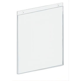 Medium Vertical Sign Holder, Acrylic, 8-1/2"W x 11-3/4"H, Pack of 5