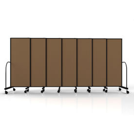 Safeflex Bullet Resistant Sliding Divider, 15'6"W x 6'10"H, Walnut