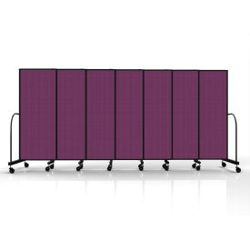 Safeflex Bullet Resistant Sliding Divider, 15'6"W x 6'10"H, Purple