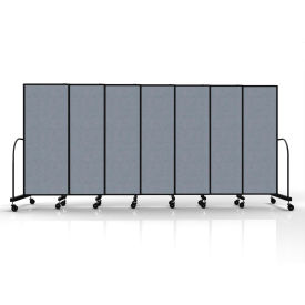 Safeflex Bullet Resistant Sliding Divider, 15'6"W x 6'10"H, Blue Tide