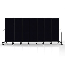 Safeflex Bullet Resistant Sliding Divider, 15'6"W x 6'10"H, Coal