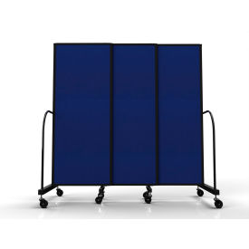 Safeflex Bullet Resistant Sliding Divider, 7'2"W x 6'10"H, Royal Blue