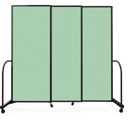 Bullet Resistant Sliding Divider, 7'2"W x 6'10"H, Mint