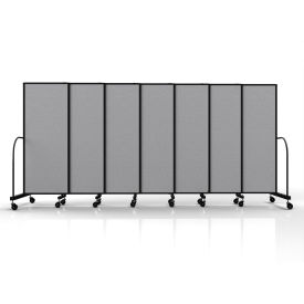 Safeflex Bullet Resistant Sliding Divider, 15'6"W x 6'10"H, Gray Smoke