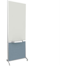 Safe-Board Portable Whiteboard, NIJ Level III-A, 26-1/2"W x 76"H, Summer Blue