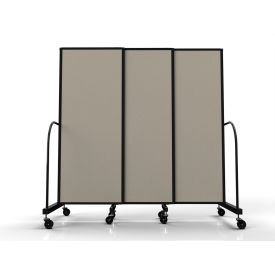 Safeflex Bullet Resistant Sliding Divider, 7'2"W x 6'10"H, Sand
