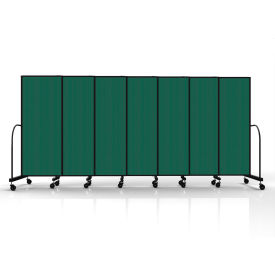 Safeflex Bullet Resistant Sliding Divider, 15'6"W x 6'10"H, Mallard
